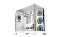 CoolerMaster Elite 681 Gaming Midi Tower Κουτί Υπολογιστή με Πλαϊνό Παράθυρο Λευκό