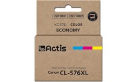 Actis Συμβατό Μελάνι Εκτυπωτή InkJet Canon CL-576XL 15ml Κυανό 1τμχ