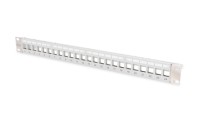 Digitus Patch Panel Shielded για Rack 1U 19 24 Θυρών Γκρι