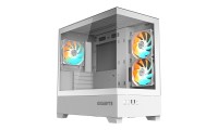 Gigabyte C201 Gaming Midi Tower Κουτί Υπολογιστή με Πλαϊνό Παράθυρο και RGB Φωτισμό Λευκό