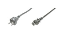 Digitus Schuko - IEC C5 Cable 0.75m Μαύρο AK-440115-008-S