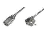 Digitus Schuko - IEC C13 Cable 0.75m Μαύρο AK-440109-008-S
