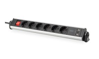 Digitus Πολύπριζο 6 Θέσεων με 2 USB-A, 1 USB-C και Καλώδιο 1.5m