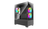 Xilence Xilent Beam XG172 Gaming Midi Tower Κουτί Υπολογιστή με Πλαϊνό Παράθυρο και ARGB Φωτισμό Μαύρο