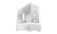 Deepcool CG380 3F Midi Tower Κουτί Υπολογιστή με Πλαϊνό Παράθυρο και ARGB Φωτισμό Λευκό