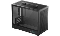 Deepcool CH160 Plus Mini Tower Κουτί Υπολογιστή με Πλαϊνό Παράθυρο Μαύρο