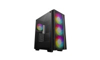 Deepcool Matrexx 55 Mesh V4 C Gaming Midi Tower Κουτί Υπολογιστή με Πλαϊνό Παράθυρο και RGB Φωτισμό Μαύρο