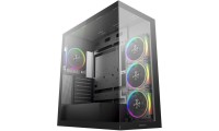 Deepcool CG580 4F V2 Gaming Midi Tower Κουτί Υπολογιστή με Πλαϊνό Παράθυρο και ARGB Φωτισμό Μαύρο