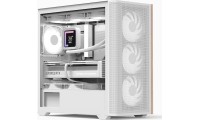 Aerocool D301A V2 Gaming Mini Tower Κουτί Υπολογιστή με Πλαϊνό Παράθυρο και RGB Φωτισμό Λευκό