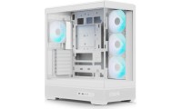 Aerocool P500B-Digi Gaming Midi Tower Κουτί Υπολογιστή με ARGB Φωτισμό Λευκό