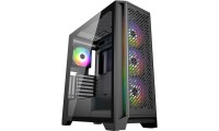 Supercase 29a Series Ackerman Gaming Midi Tower Κουτί Υπολογιστή με Πλαϊνό Παράθυρο και RGB Φωτισμό Μαύρο