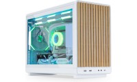 Lian Li DAN A3 Micro Tower Κουτί Υπολογιστή με Πλαϊνό Παράθυρο Wood White