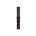 Xiaomi Watch Leather Strap Black-Orange (22mm)