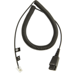 JABRA cable base QD to RJ10 (standard assignment, 2m, spiral)