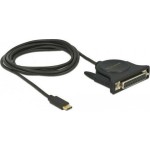 DeLock Καλώδιο RS232 25-pin male σε USB-C 1.8m