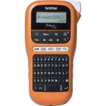 Brother PT-E110VP Ηλεκτρονικός Ετικετογράφος Χειρός σε Πορτοκαλί Χρώμα