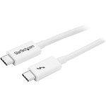 StarTech Thunderbolt 3 male Λευκό 1m (TBLT3MM1MW) 