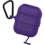 Jelly JACSPP Θήκη Σιλικόνης με Γάντζο Μωβ Apple AirPods
