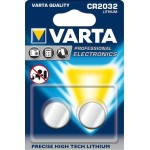 Varta Professional Electronics Μπαταρίες Λιθίου Ρολογιών CR2032 3V 2τμχ