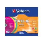 Verbatim Εγγράψιμα DVD-R 16x 4.7GB 5τμχ