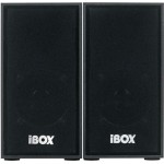 iBox IGLSP1 Ηχεία Υπολογιστή 2.0 με Ισχύ 10W σε Μαύρο Χρώμα