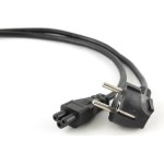 Gembird Schuko male - IEC C5 female Cable 1m Μαύρο (PC-186-ML12-1M)