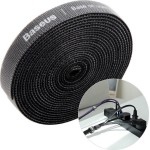 Baseus Rainbow Circle Velcro Straps Δεματικά Καλωδίων Μαύρο 3m 1τμχ