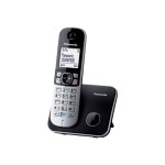 Panasonic KX-TG6811 Ασύρματο Τηλέφωνο με Aνοιχτή Aκρόαση Μαύρο