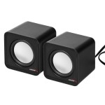 Audiocore AC870 Ηχεία Υπολογιστή 2.0 με Ισχύ 6W σε Μαύρο Χρώμα