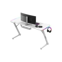 Huzaro Hero 3.3 RGB Γραφείο Gaming Λευκό