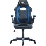 ByteZone Sniper Καρέκλα Gaming Δερματίνης Μαύρο / Μπλε