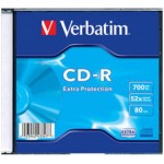 Verbatim Εγγράψιμα CD-R 52x 700MB Cake Box 200τμχ