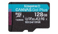 Kingston Canvas Go Plus microSDXC 128GB Class 10 U3 A2 UHS-I