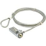 LogiLink Universal Κλειδαριά για Laptop με Συνδυασμό 1.5m Ασημί