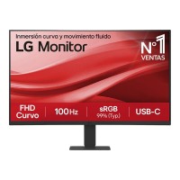 LG 27U421A-B VA HDR Curved Monitor 27" FHD 1920x1080 with Response Time 5ms GTG