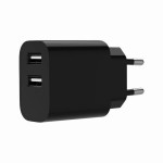 Gembird Φορτιστής Χωρίς Καλώδιο με 2 Θύρες USB-A Μαύρος (TA-UC-2A12-01)