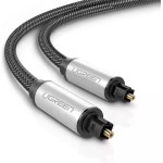 Ugreen Optical Audio Cable TOS male - TOS male Γκρι 1m