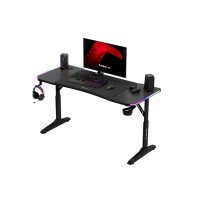 Huzaro Hero 3.6 RGB LED Gaming Desk Black (140 x 60 x 56-79 cm)