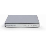 Gembird Εξωτερικός Οδηγός Εγγραφής/Ανάγνωσης CD/DVD/CD για Desktop / Laptop Ασημί