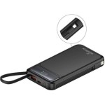 MediaRange Power Bank 10000mAh USB-C 18W Μαύρο
