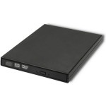 Qoltec Εξωτερικός Οδηγός Εγγραφής/Ανάγνωσης DVD/CD για Desktop / Laptop Μαύρο