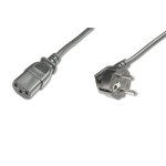 Digitus Schuko - IEC C13 Cable 0.75m Μαύρο AK-440109-008-S