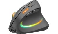 Speedlink PIAVO PRO RGB Ασύρματο Εργονομικό Κάθετο Ποντίκι 3200 DPI USB Μαύρο (SL-630026-BK)