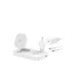 4Smarts Qi2 Charging Station Trident with Charger for Samsung Watch White