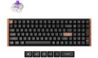 Keychron K4 HE K4H-F1 Ασύρματο Gaming Μηχανικό Πληκτρολόγιο με Gateron Double-Rail Magnetic Nebula διακόπτες (Αγγλικό US)