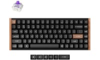 Keychron K2 HE K2H-F1 Ασύρματο Gaming Μηχανικό Πληκτρολόγιο 75% με Gateron Double-Rail Magnetic Nebula διακόπτες (Αγγλικό US) Μάυρο Special Wood Edition