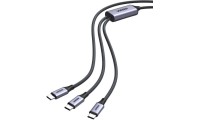 Ugreen L533 USB to Type-C Cable 5A Γκρι 2m 75733