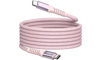 Verbatim Magnetic USB 2.0 Cable USB-C male - USB-C 60W Ροζ 1.2m 31853
