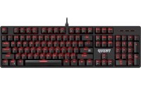 Defender Quest GK-596 Μηχανικό Gaming Πληκτρολόγιο USB RGB US Layout με Red Switches
