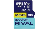 GoodRAM microSDXC 256GB U3 V30 A2 UHS-I 170MB/s με αντάπτορα